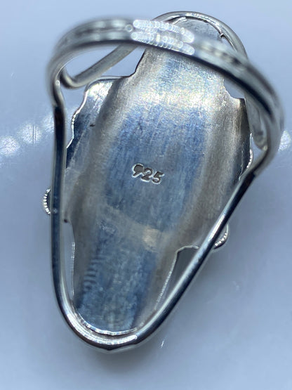 Anillo de Plata con Turquesa Azul Cielo — Taxco .925 — foto 5