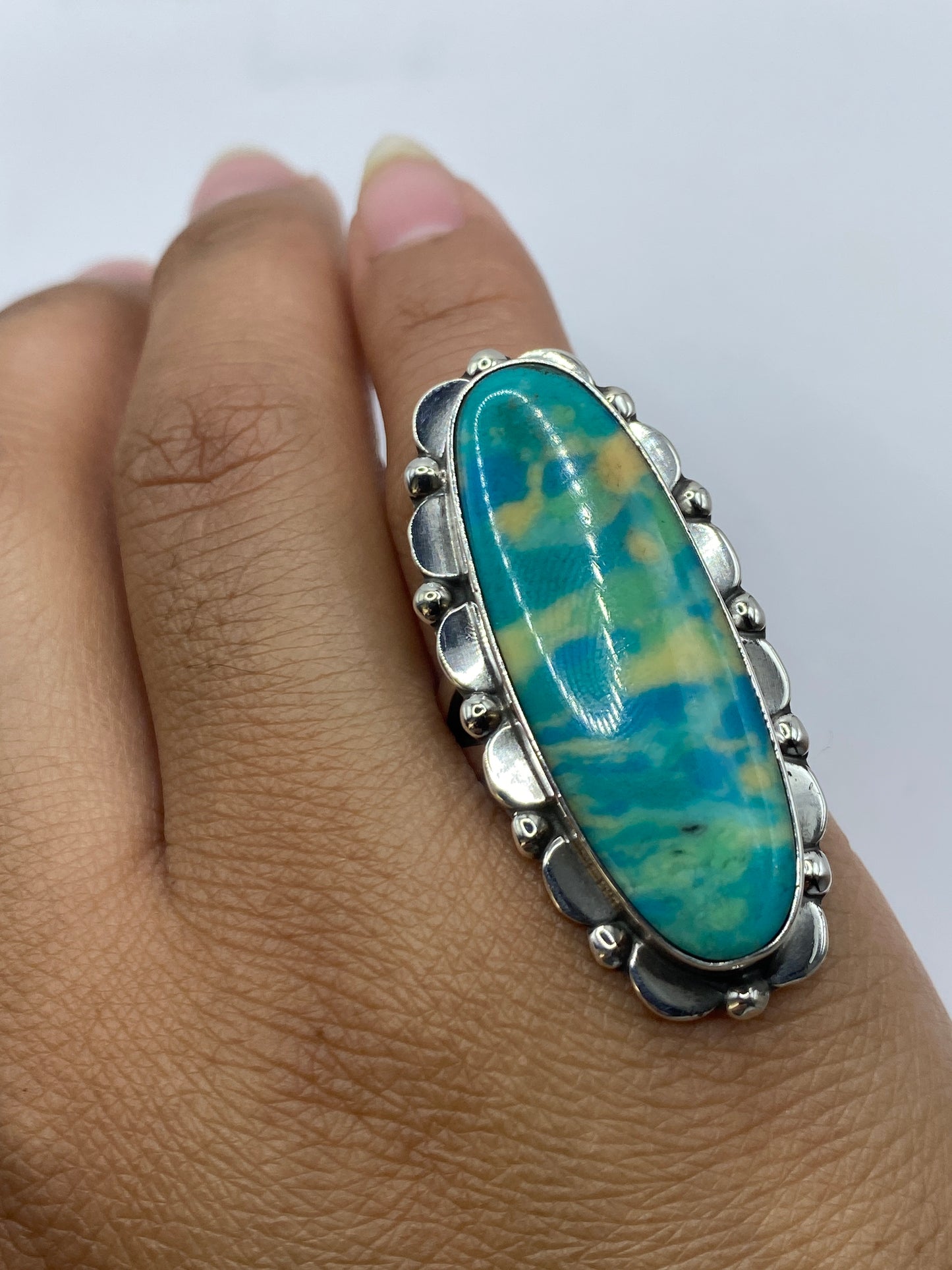 Reverso del anillo mostrando el Quinto MEXICO 925 y el hallmark
