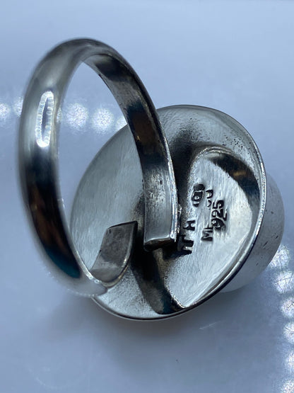 Anillo de Plata Ajustable con Turquesa Azul Cielo — foto 5