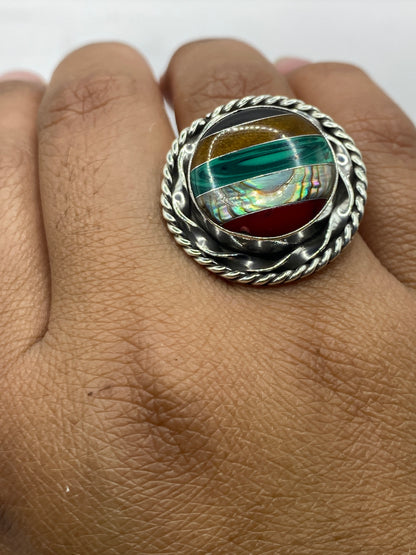 Reverso del anillo con marca TAXCO MEXICO .925