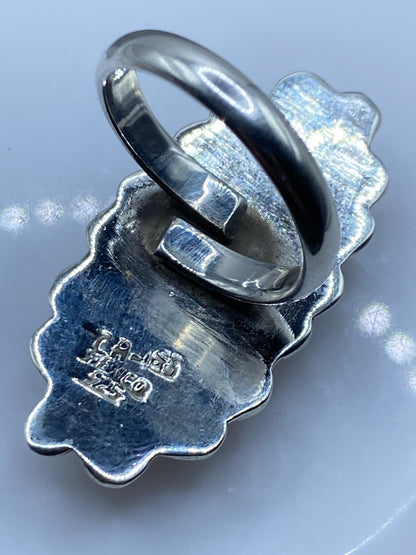 Anillo de Plata Ajustable con Perla — Taxco .925 — foto 5