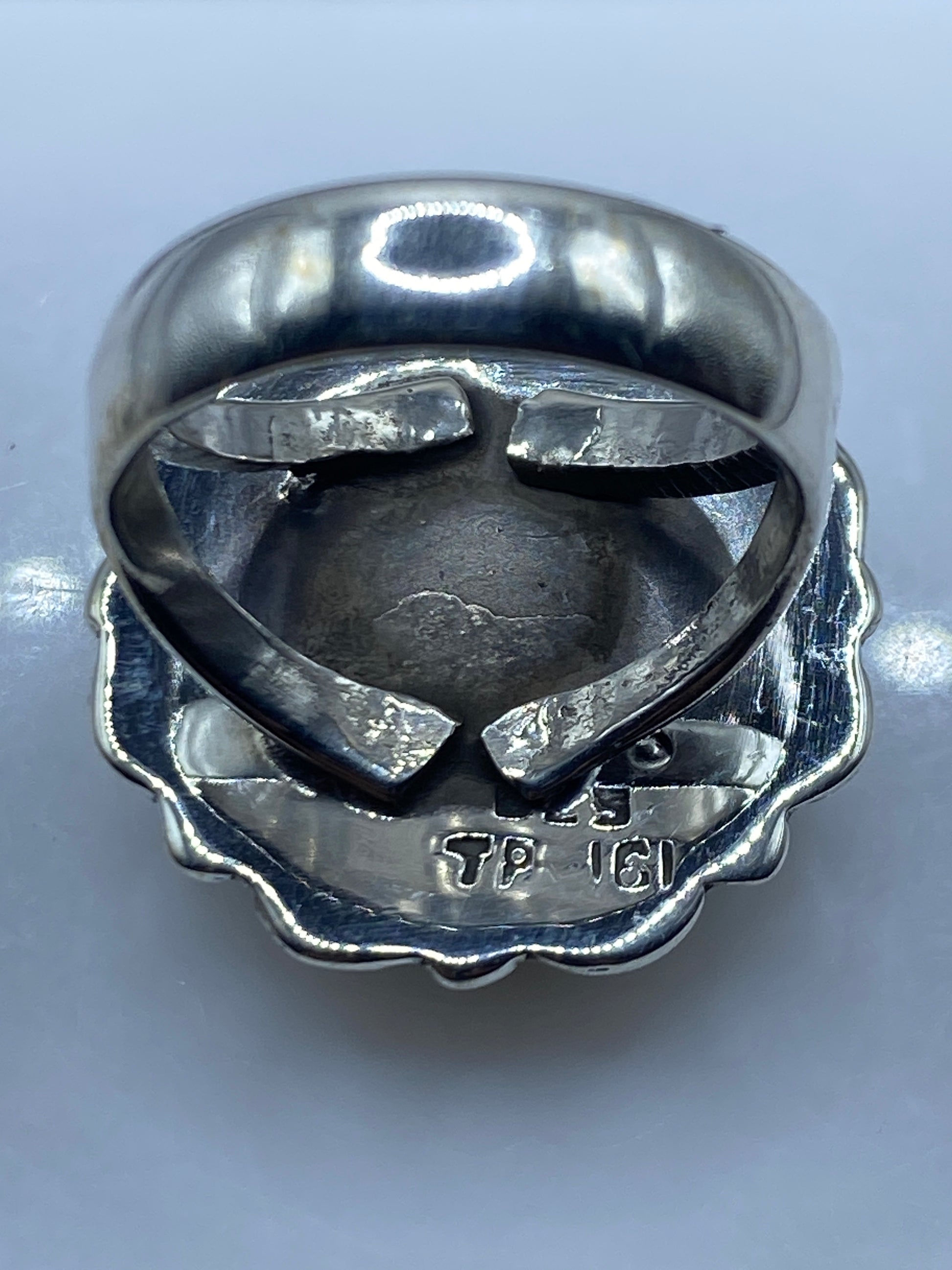 Anillo Turquesa Arco de Plata .925 — Taxco Hecho a Medida — foto 5