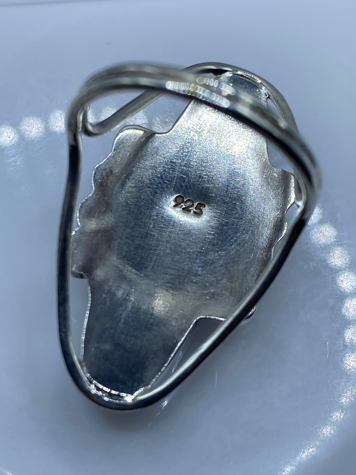 Anillo de Plata con Piedra Azul — Taxco .925 — foto 5