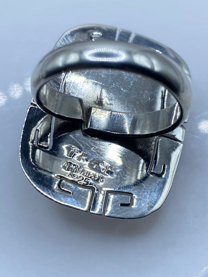 Anillo Ajustable de Plata con Perla — Taxco .925 — foto 5