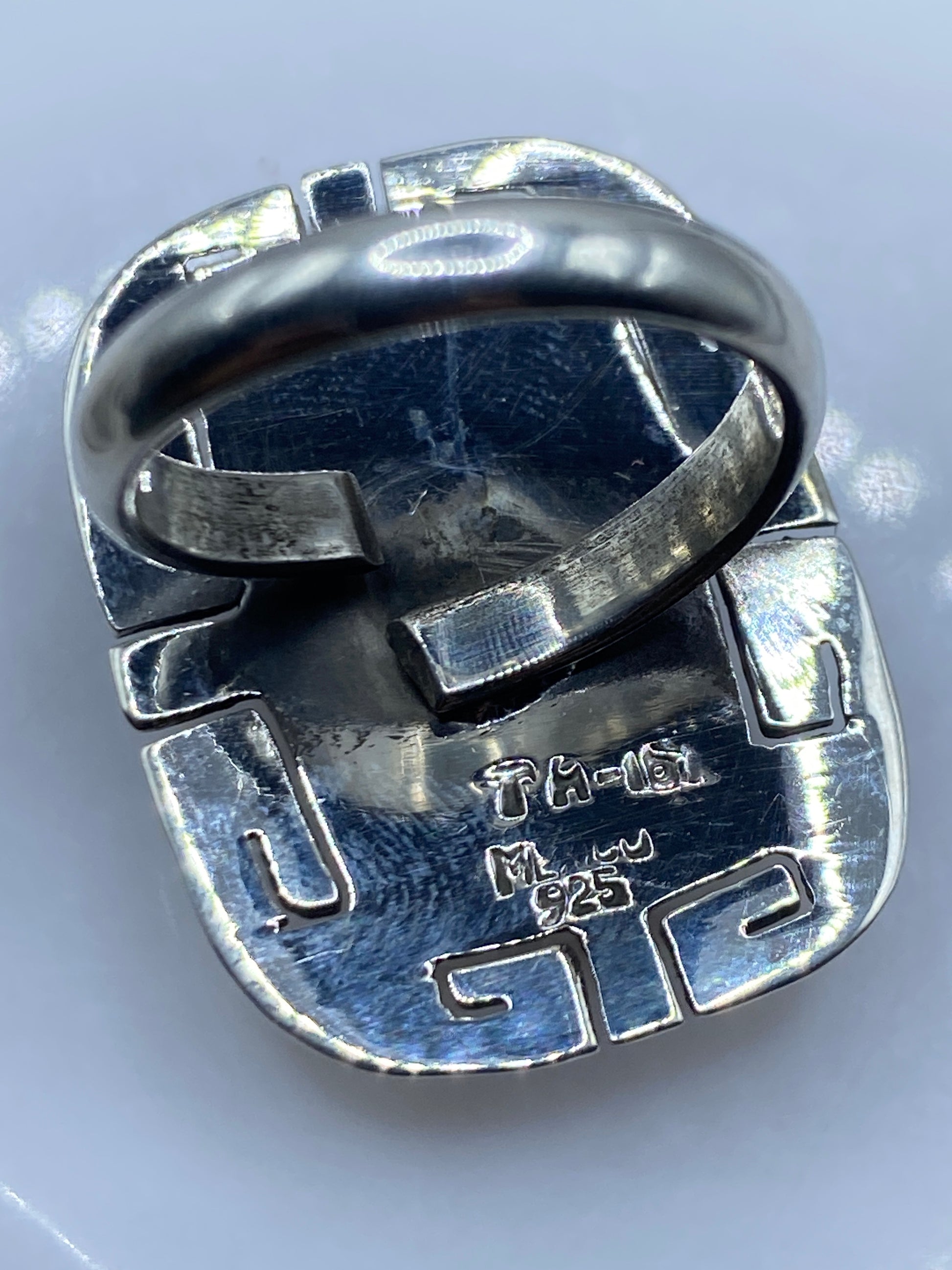 Anillo Plata Ajustable Prehispánico — Taxco .925 — foto 5