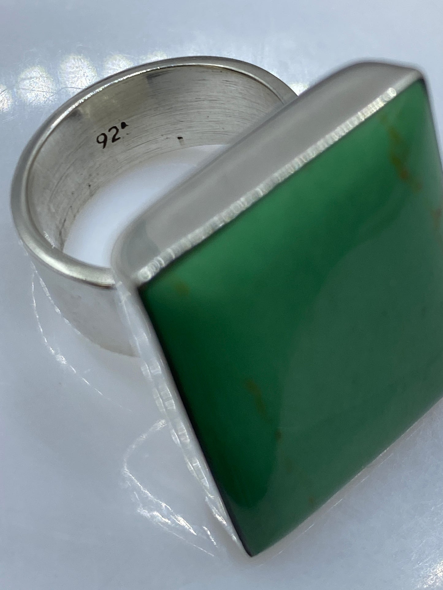 Anillo de Plata con Piedra Verde — Taxco .925 — foto 5