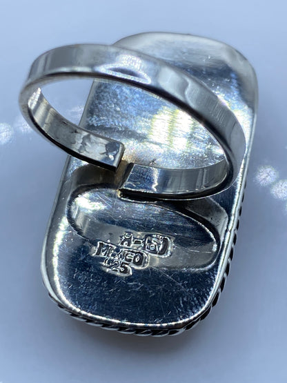 Anillo Plata .925 Ajustable con Piedra — Taxco — foto 5