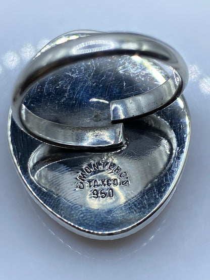 Anillo Plata .950 Ajustable con Piedra Engastada — Taxco — foto 5