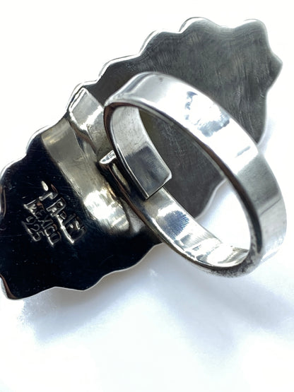 Anillo Ajustable Plata con Perla — Taxco .925 — foto 5