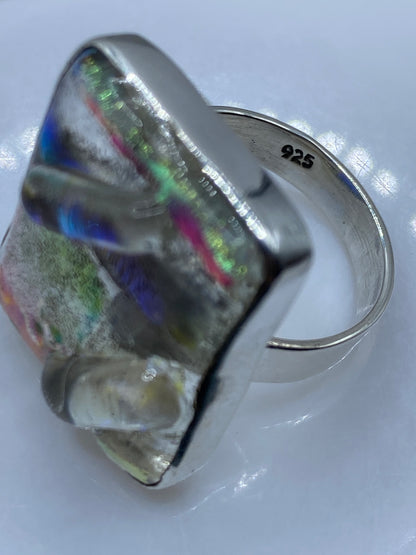 Anillo Ajustable de Plata con Resina — Taxco .925 — foto 5