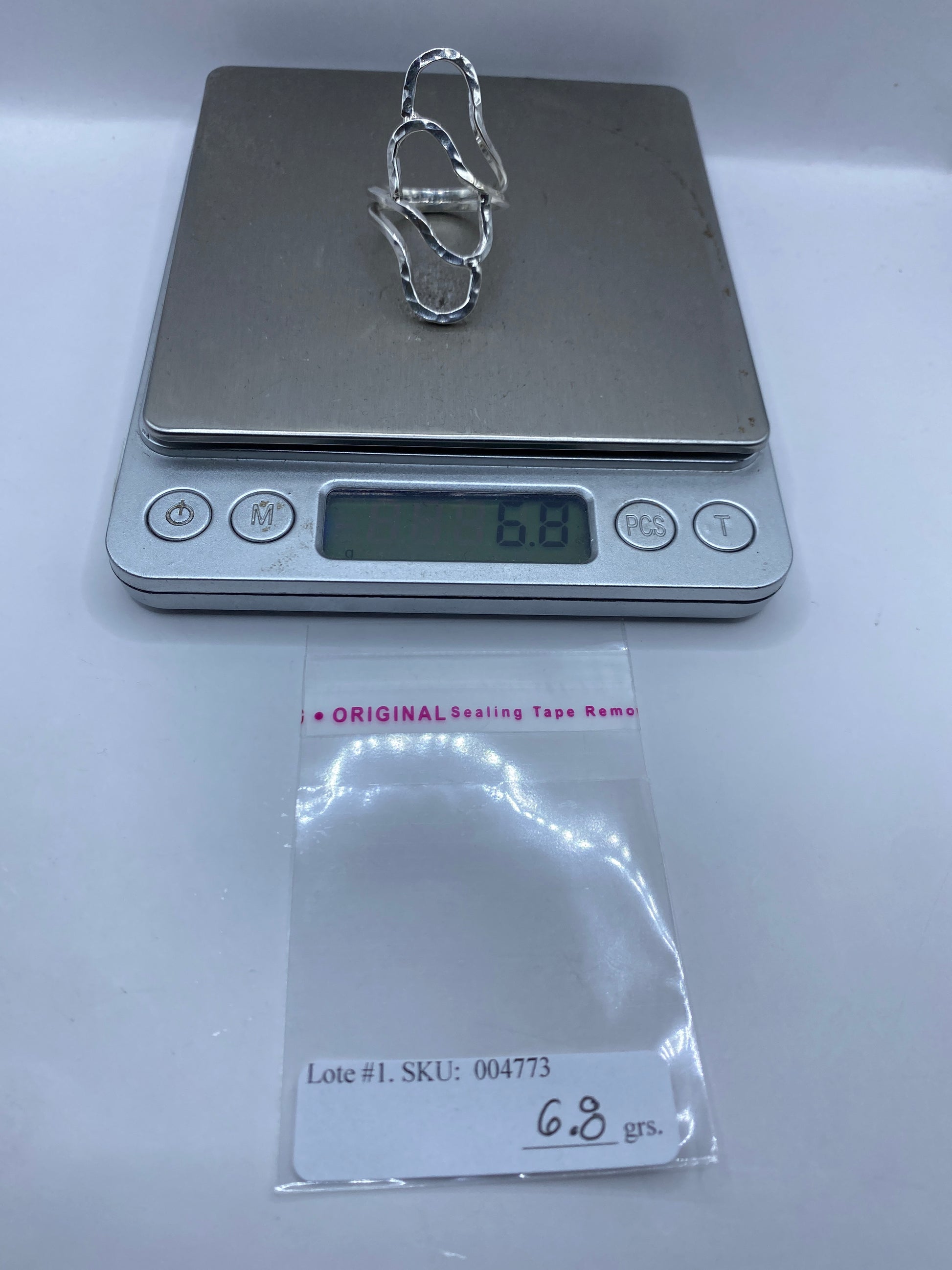 Anillo de Plata Repujado Fluido — Taxco .925 — foto 6