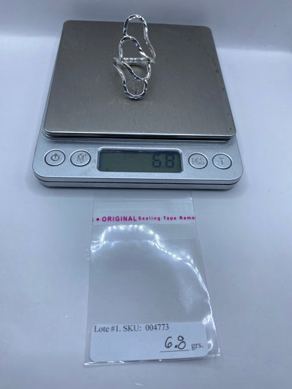 Anillo de Plata Repujado Fluido — Taxco .925 — foto 6