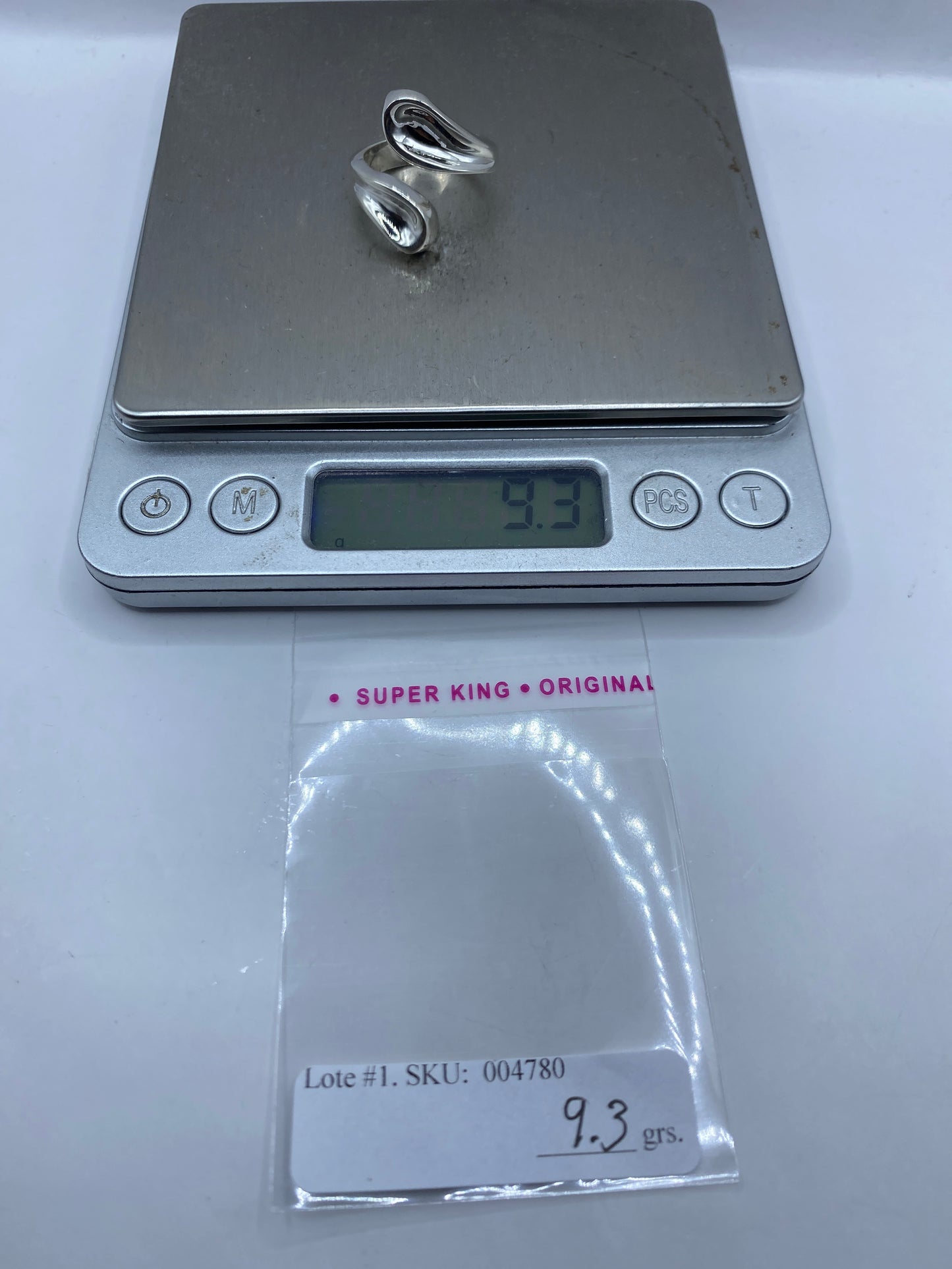 Anillo de Plata Cartoneado Ajustable — Taxco .925 — foto 6