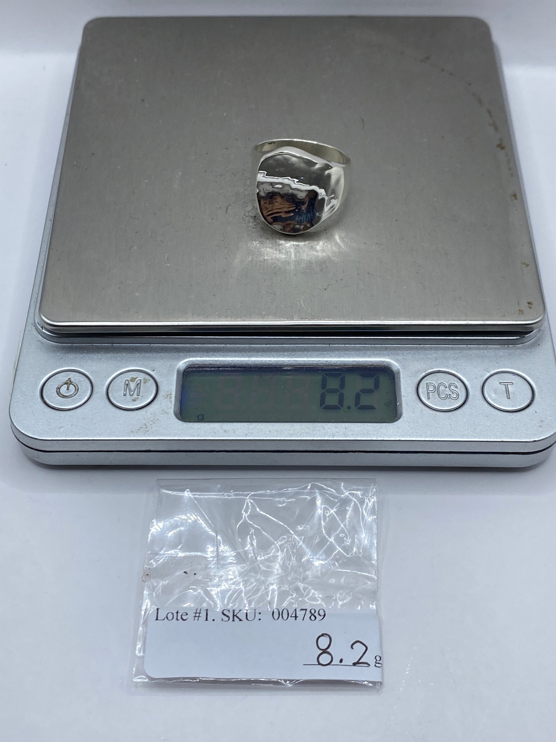 Anillo de Plata Repujado — Taxco .925 — foto 5