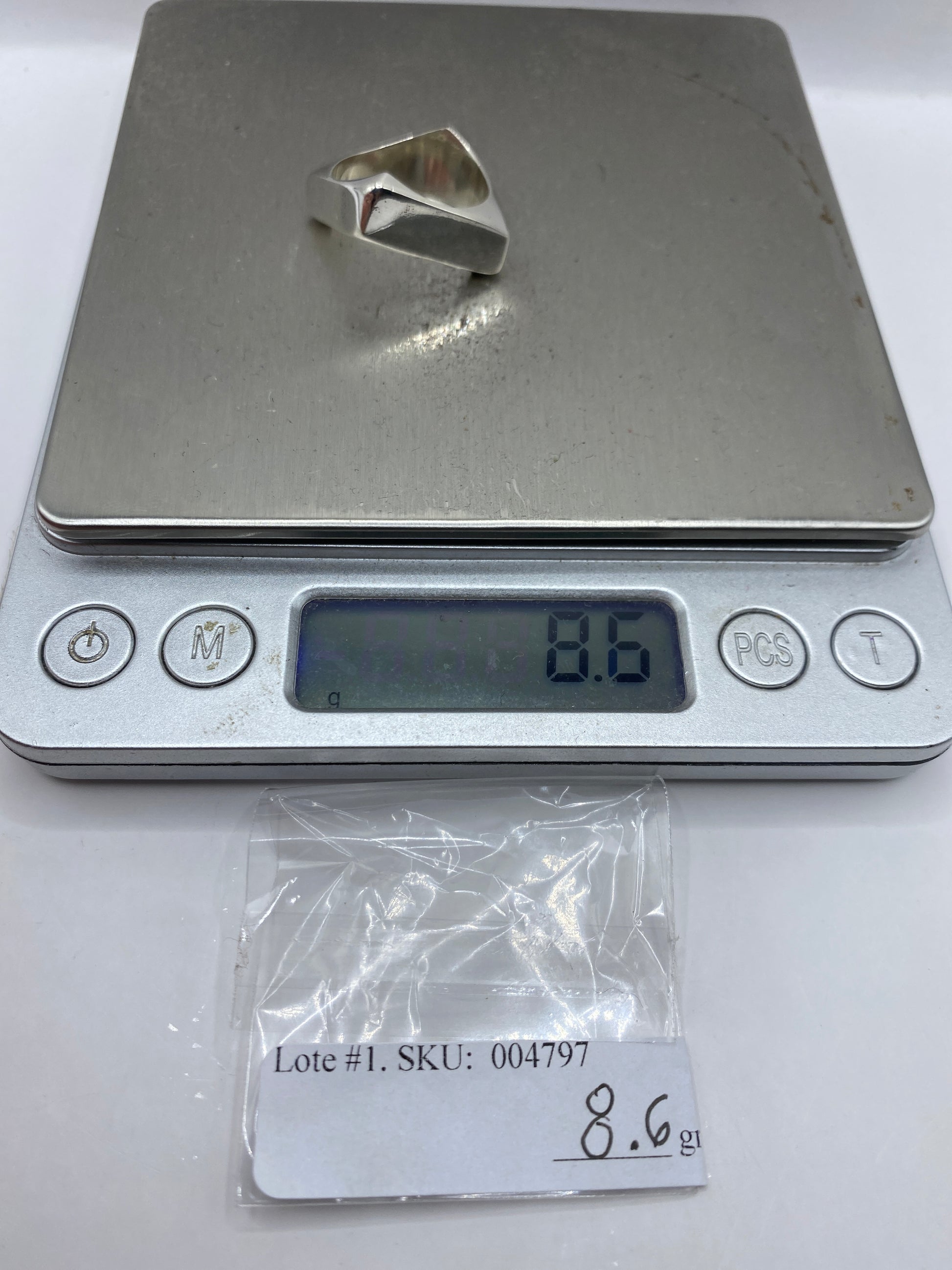 Anillo de Plata Cartoneado Volumen — Taxco .925 — foto 6