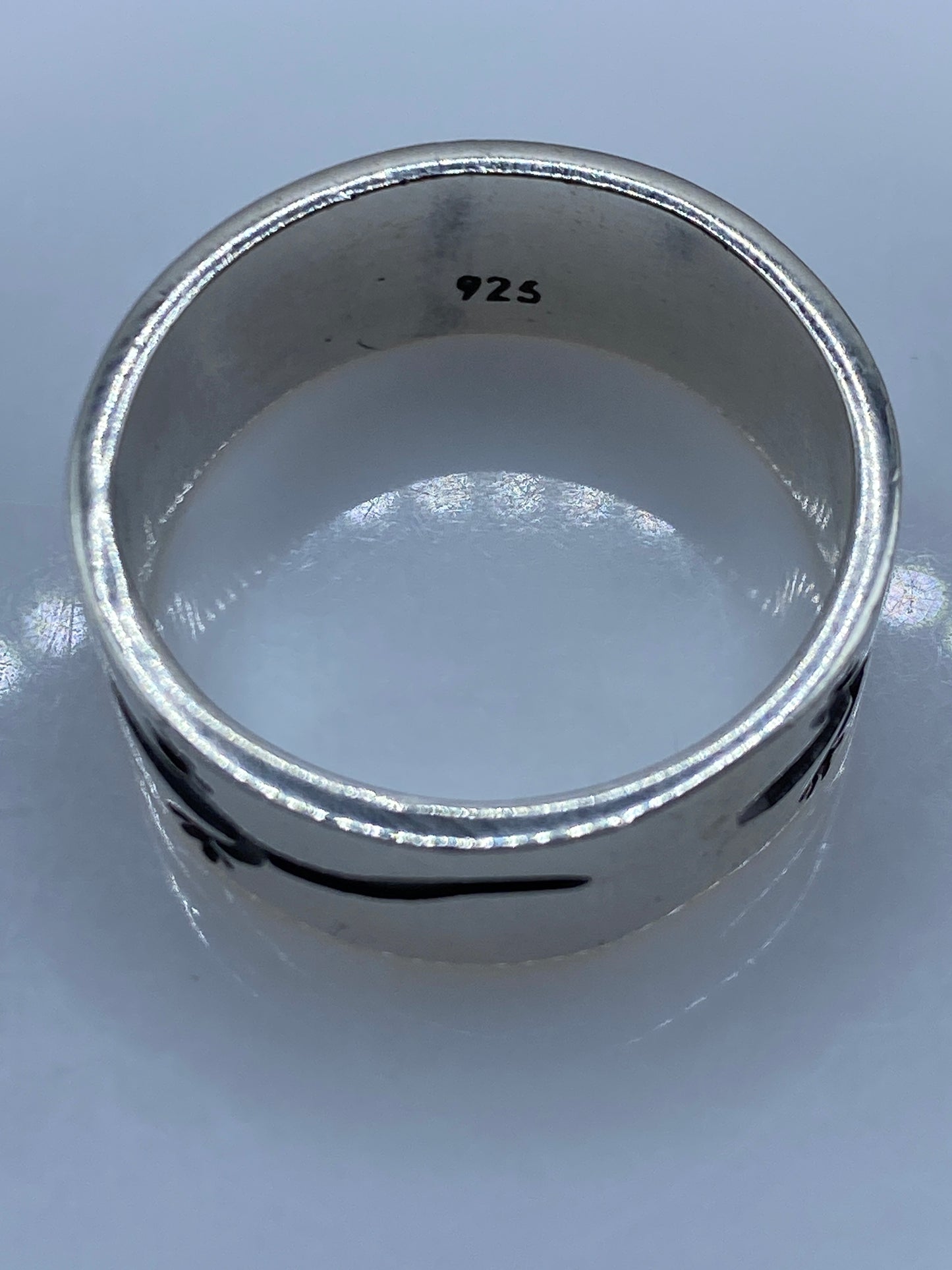 Anillo Plata Prehispánico Banda Ancha — Taxco .925 — foto 5