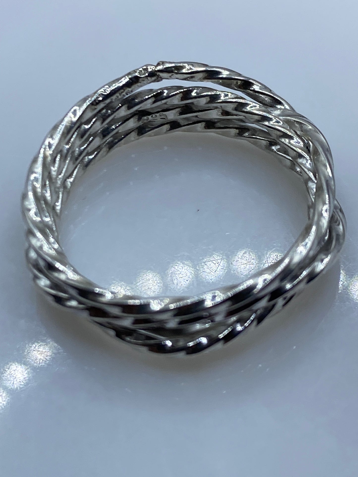 Anillo de Plata Retorcido Pulido — Taxco .925 — foto 5