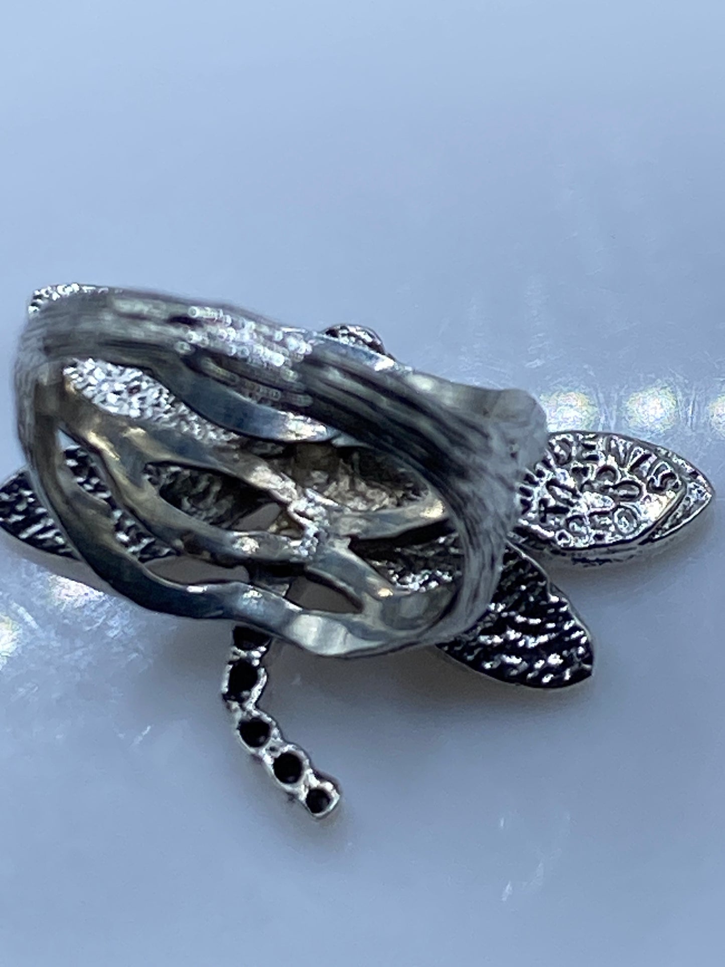 Anillo de Plata Libélula Étnica — Taxco .950 — foto 5