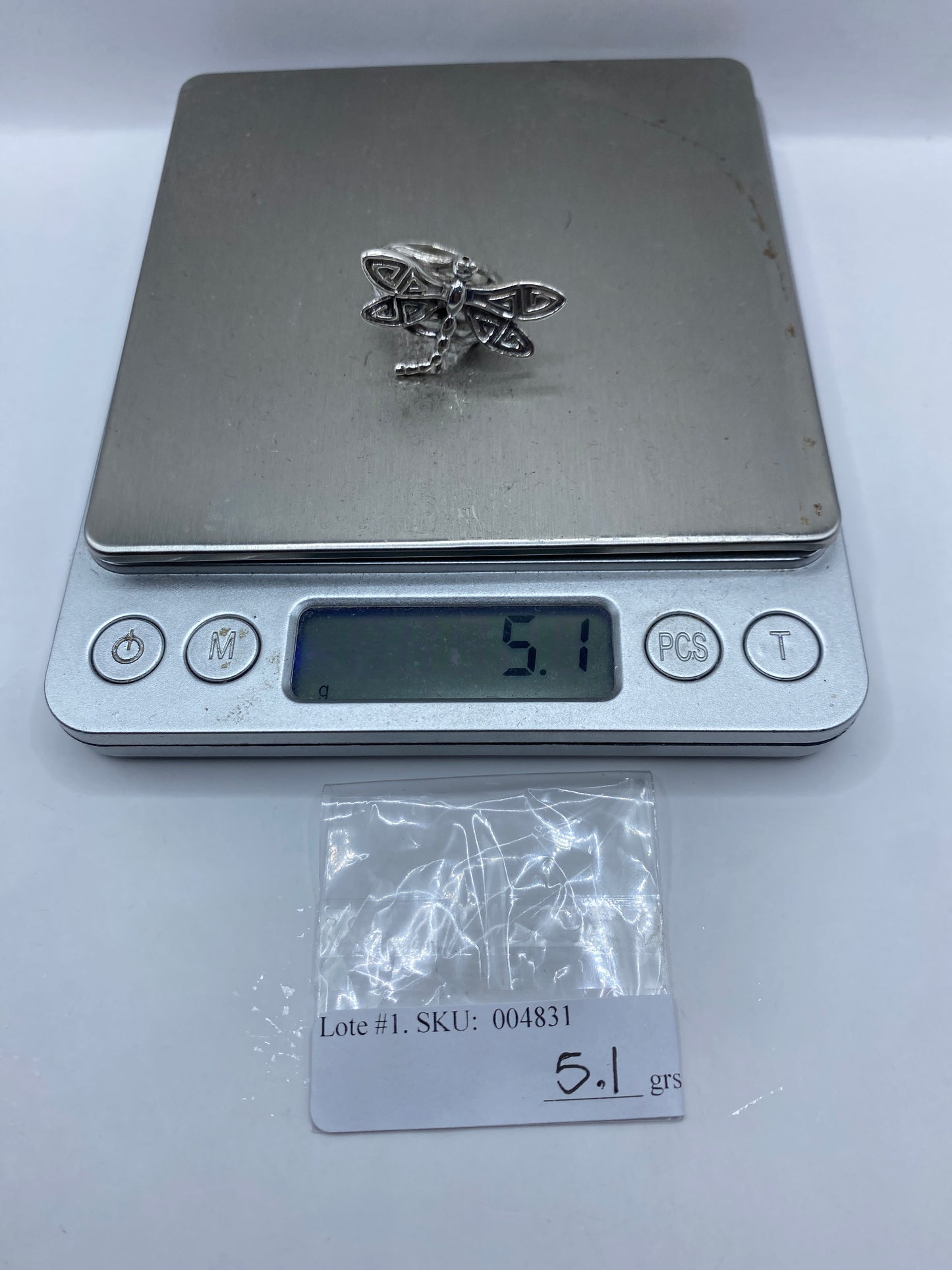Anillo de Plata Libélula Étnica — Taxco .950 — foto 6
