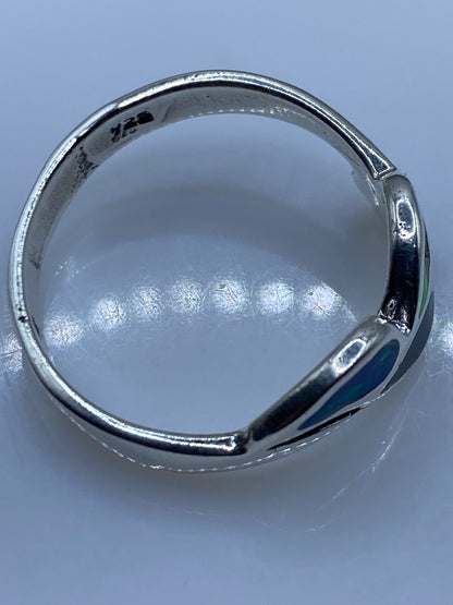 Anillo Plata Ópalo de Fuego Multicolor — Taxco .925 — foto 5
