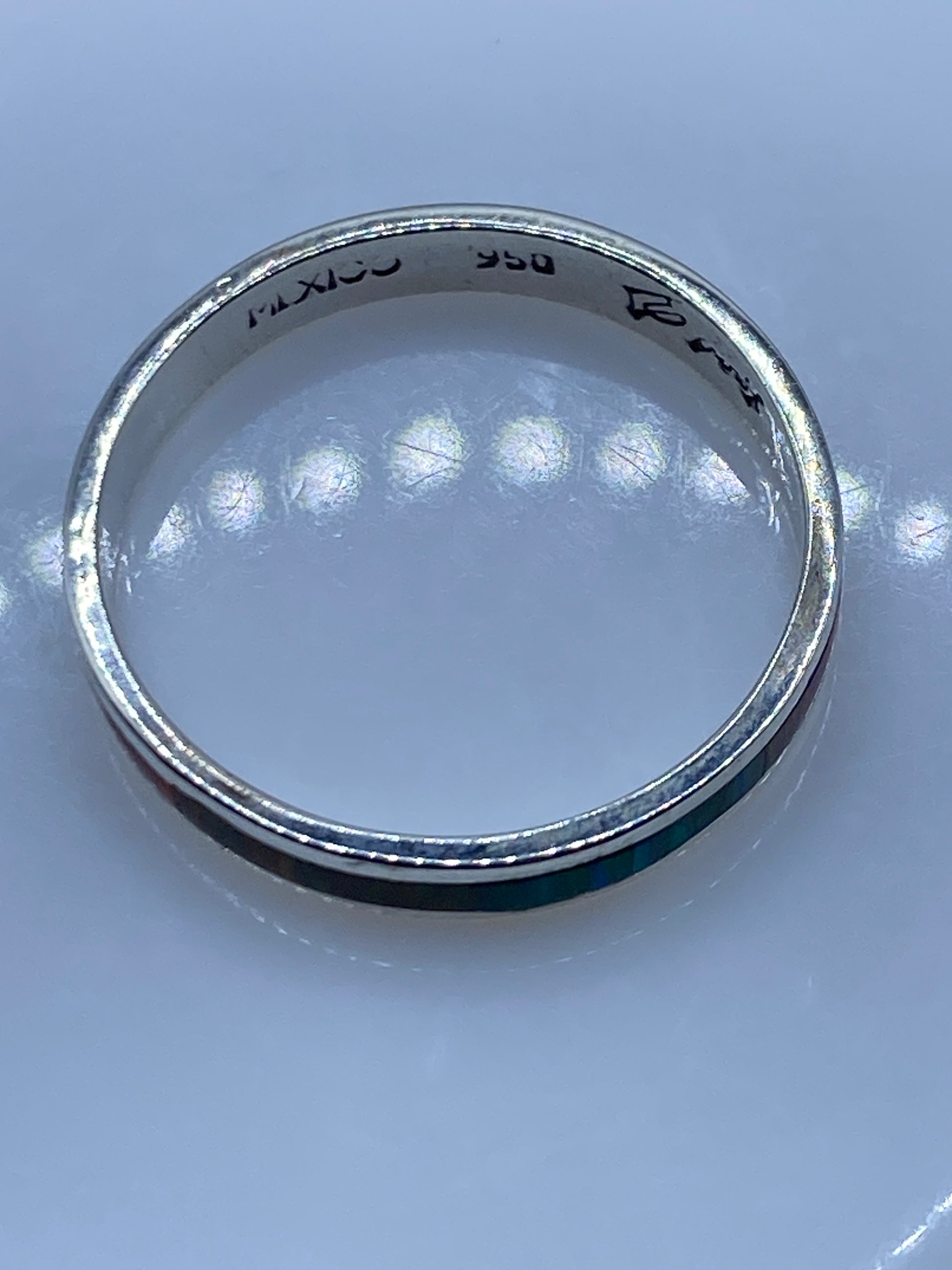 Anillo de Plata con Ópalo de Fuego — Taxco .950 — foto 5
