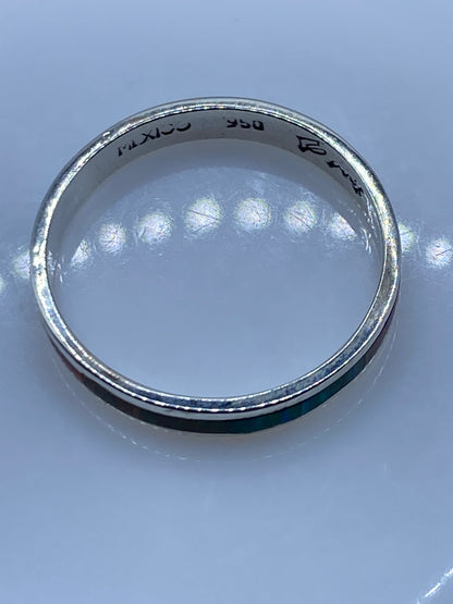 Anillo de Plata con Ópalo de Fuego — Taxco .950 — foto 5