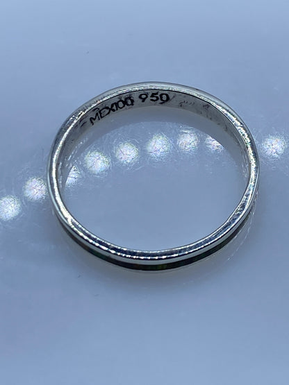 Anillo de Plata Ópalo de Fuego — Taxco .950 — foto 5