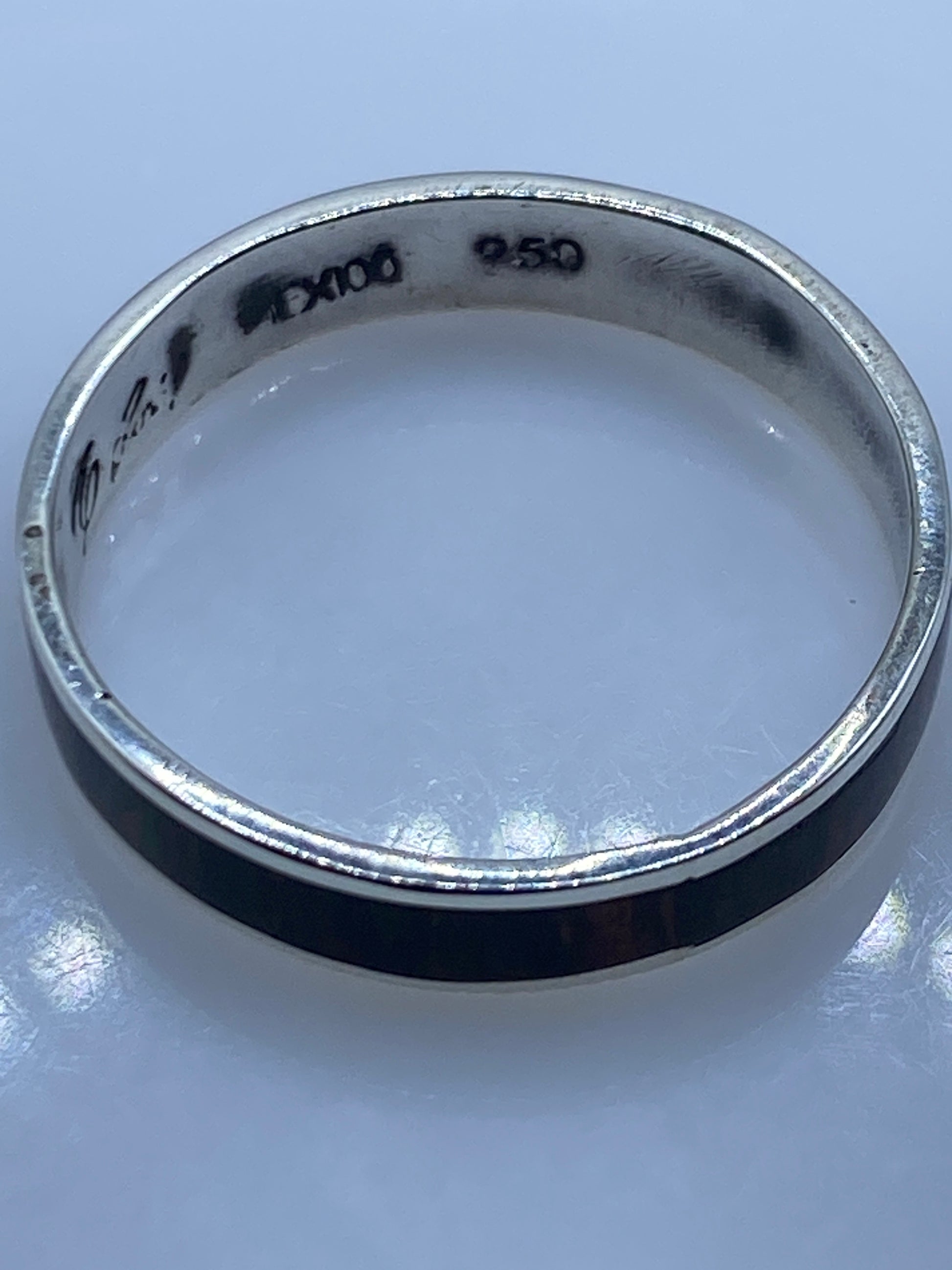 Anillo de Plata .950 con Ópalo de Fuego Multicolor — Taxco — foto 5