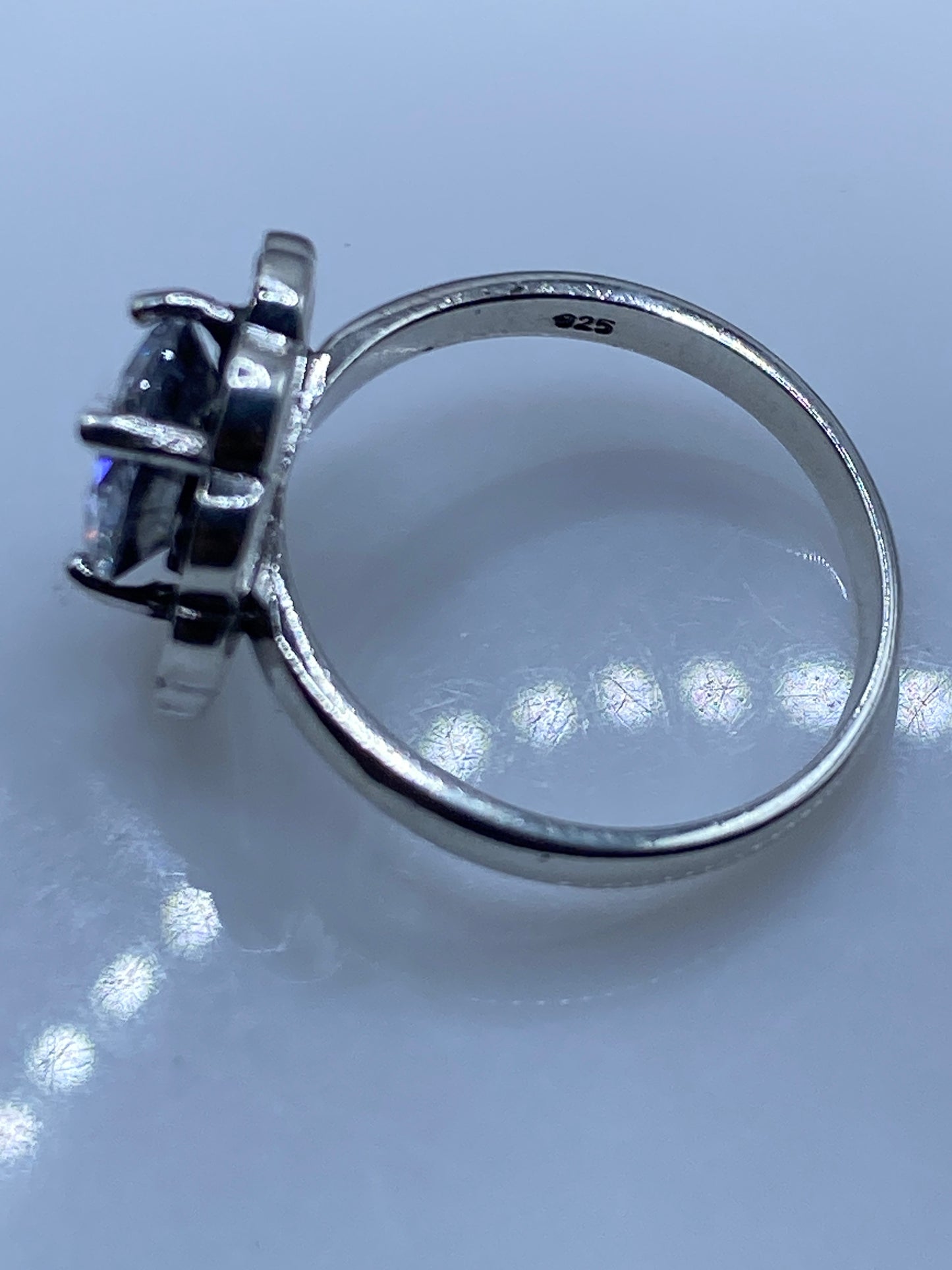 Anillo de Plata Solitario con Circonia — Taxco .925 — foto 5