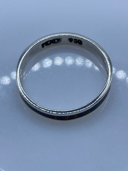 Anillo de Plata .950 con Ópalo de Fuego Multicolor — foto 5