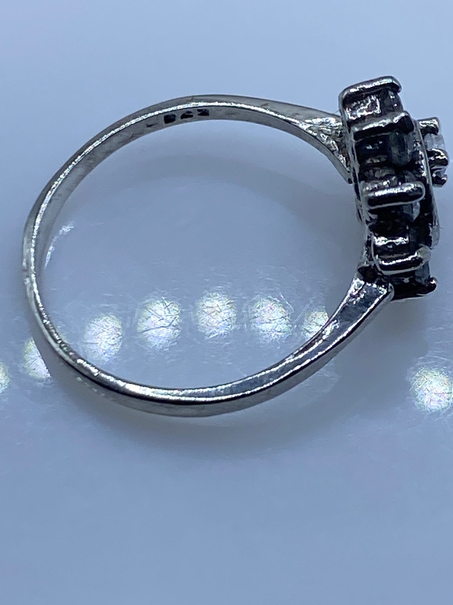 Anillo de Plata con Circonia Blanca — Taxco .925 — foto 5