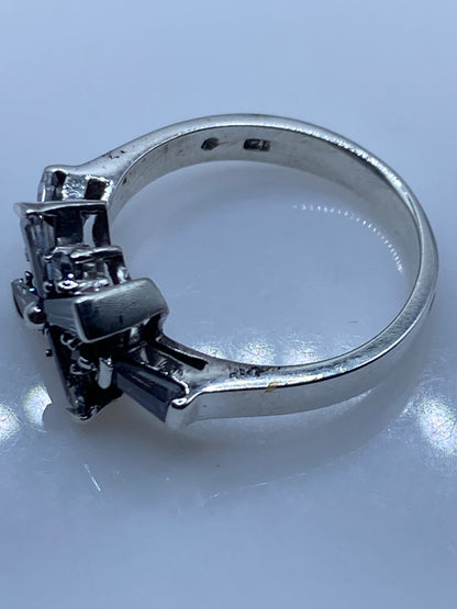 Anillo de Plata Circonia Blanca — Taxco .925 — foto 5