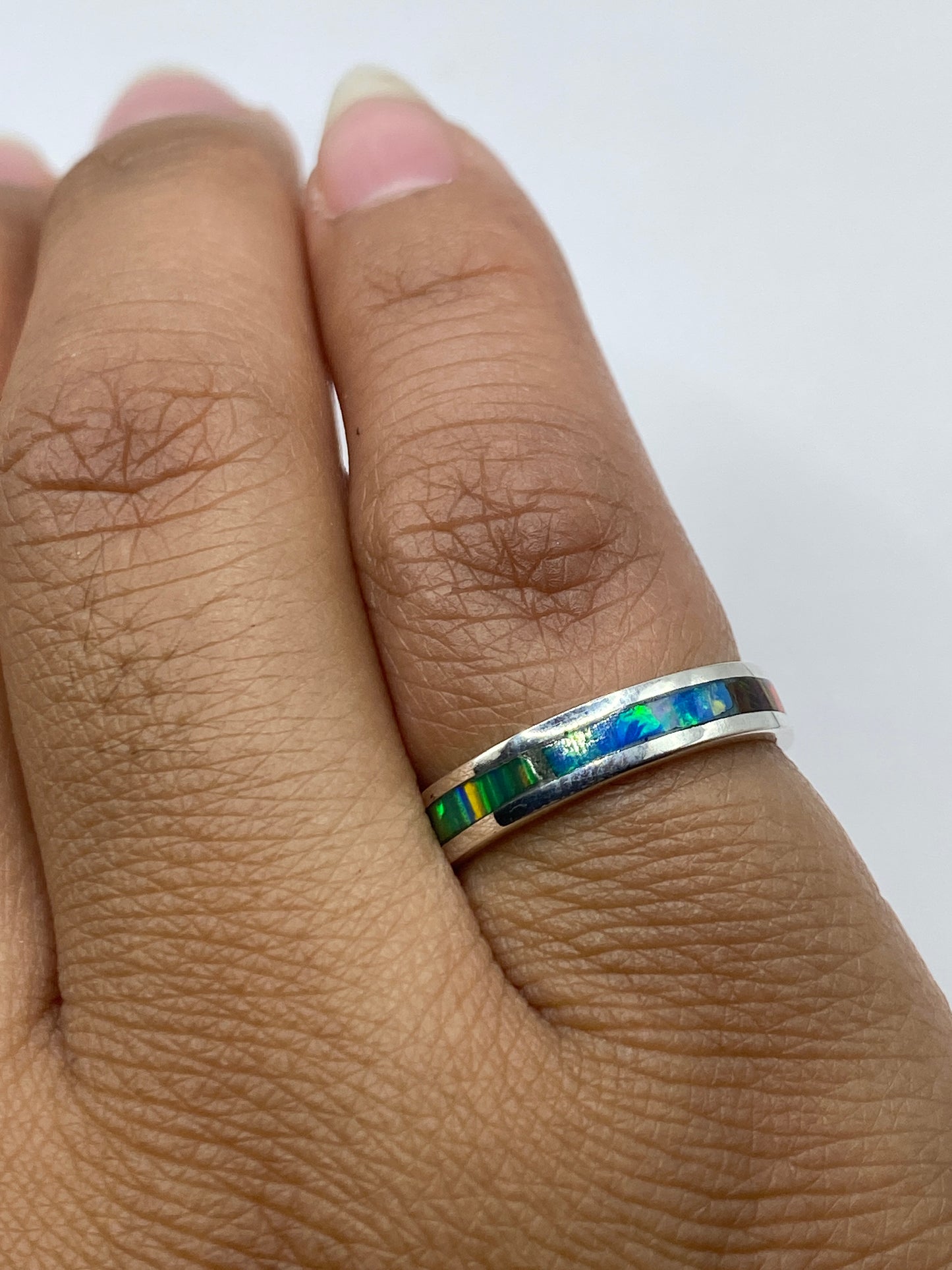 Sello 950 México grabado en la banda interna del anillo