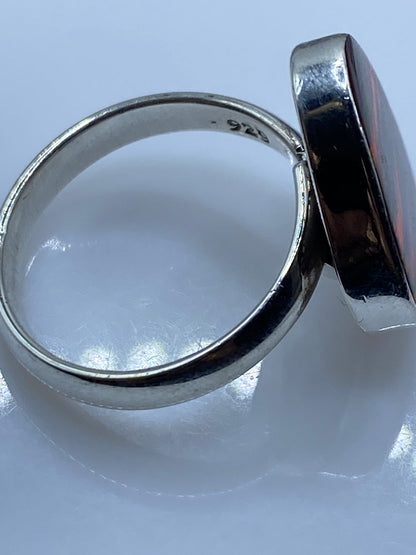 Anillo de Plata Ajustable con Ópalo de Fuego — Taxco .925 — foto 5