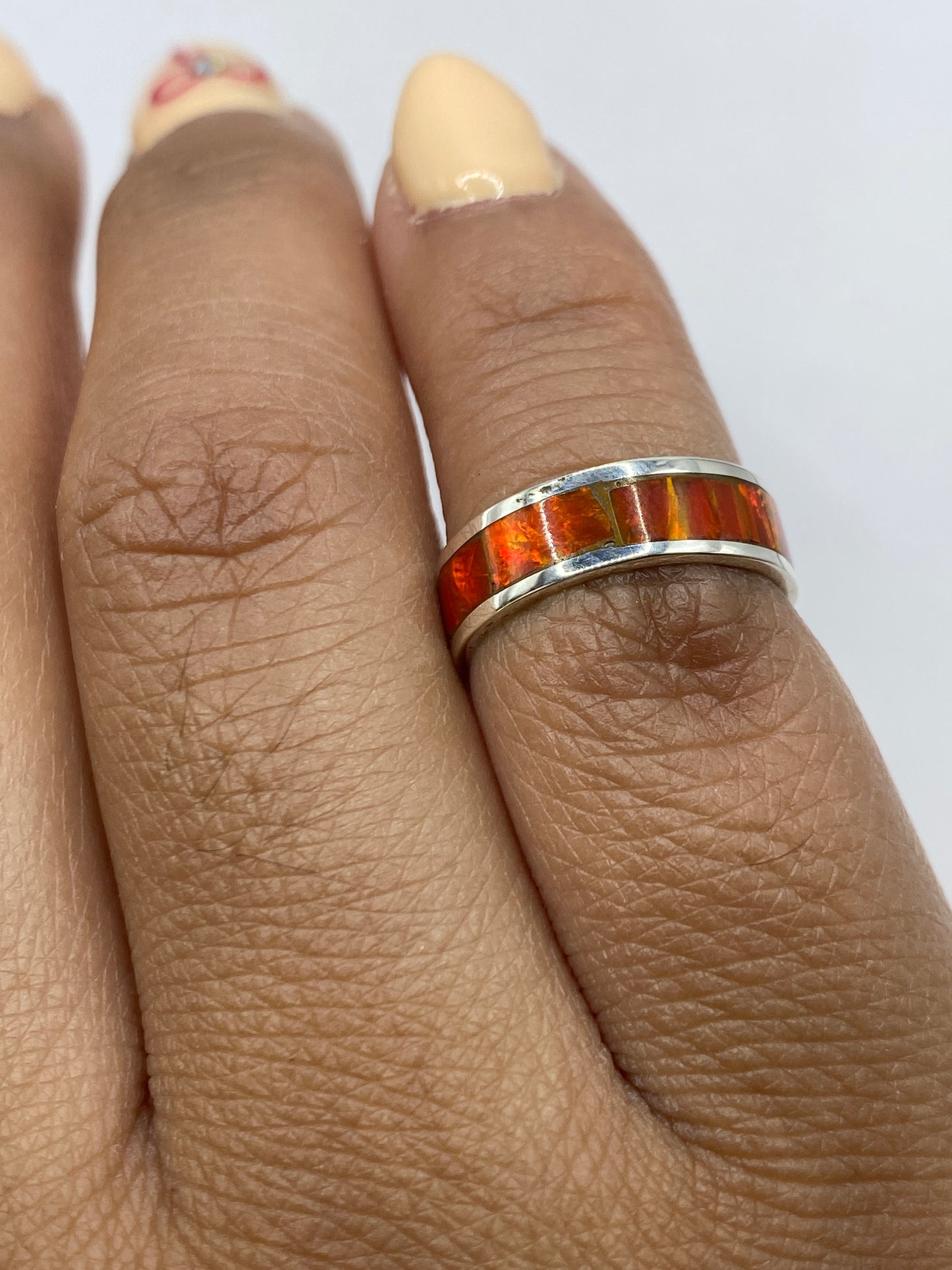 Marca interior del anillo con sello .950 MEXICO