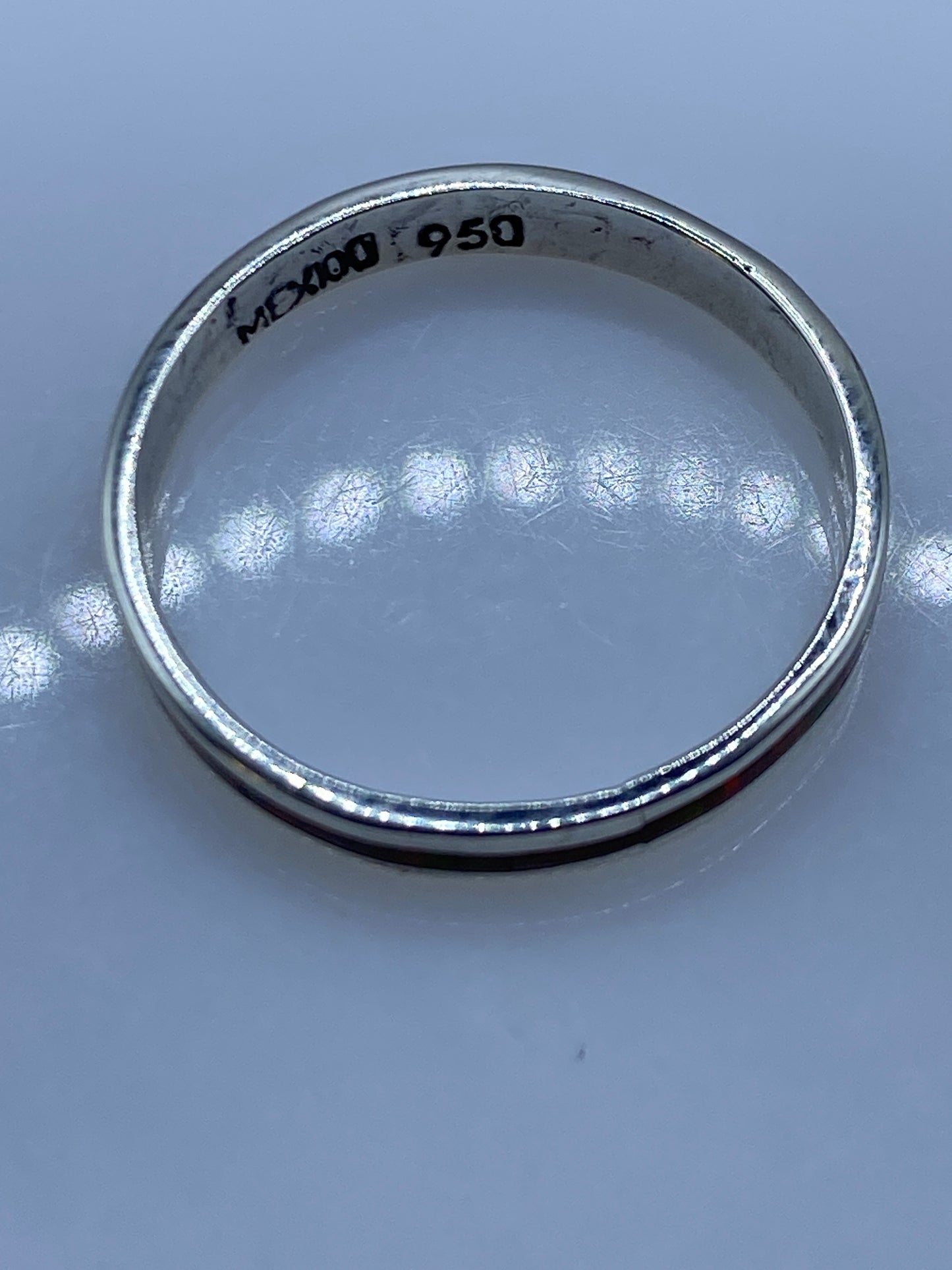 Anillo de Plata Ópalo de Fuego Naranja — Taxco .950 — foto 5