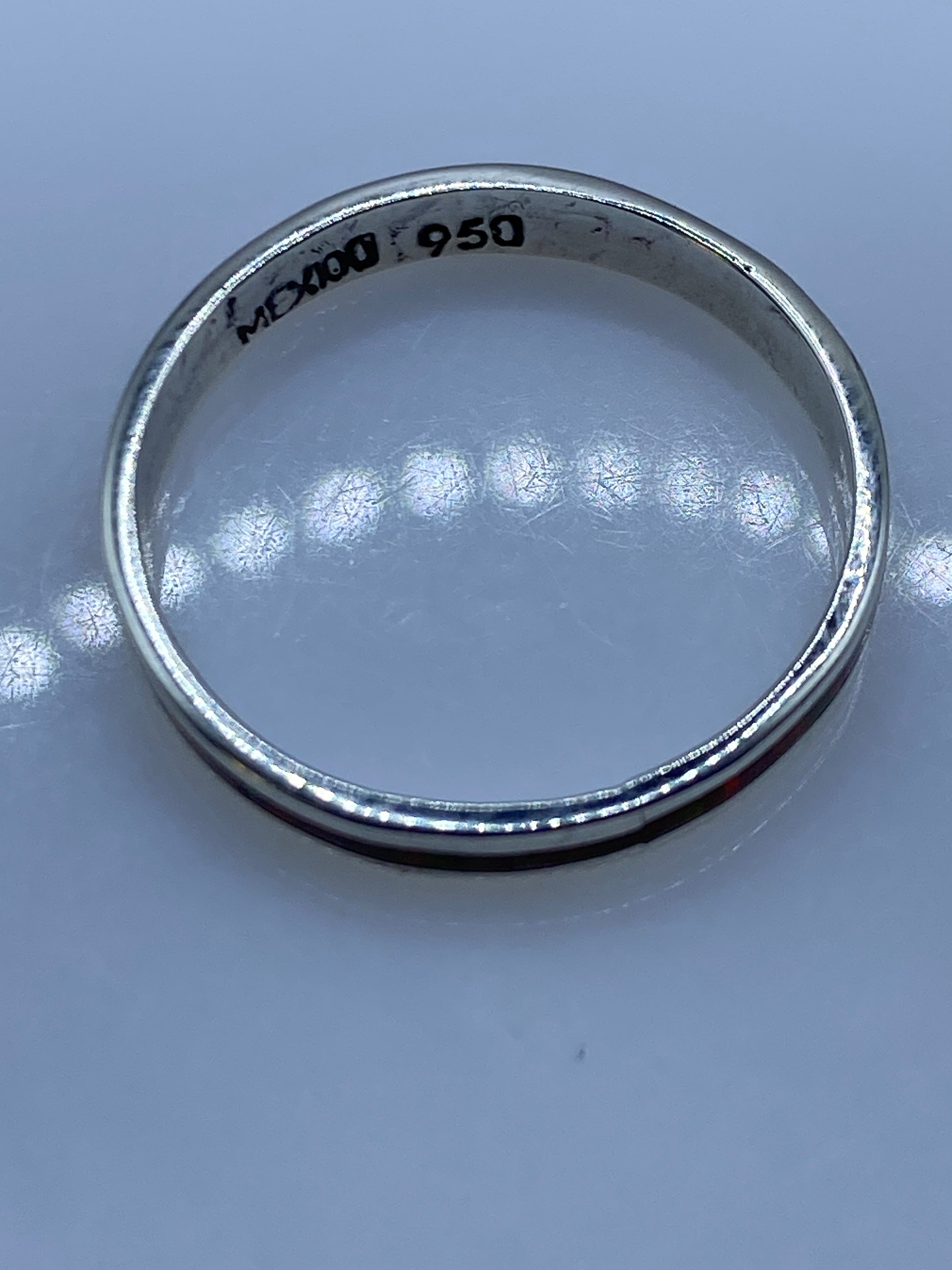 Anillo de Plata Ópalo de Fuego Naranja — Taxco .950 — foto 5