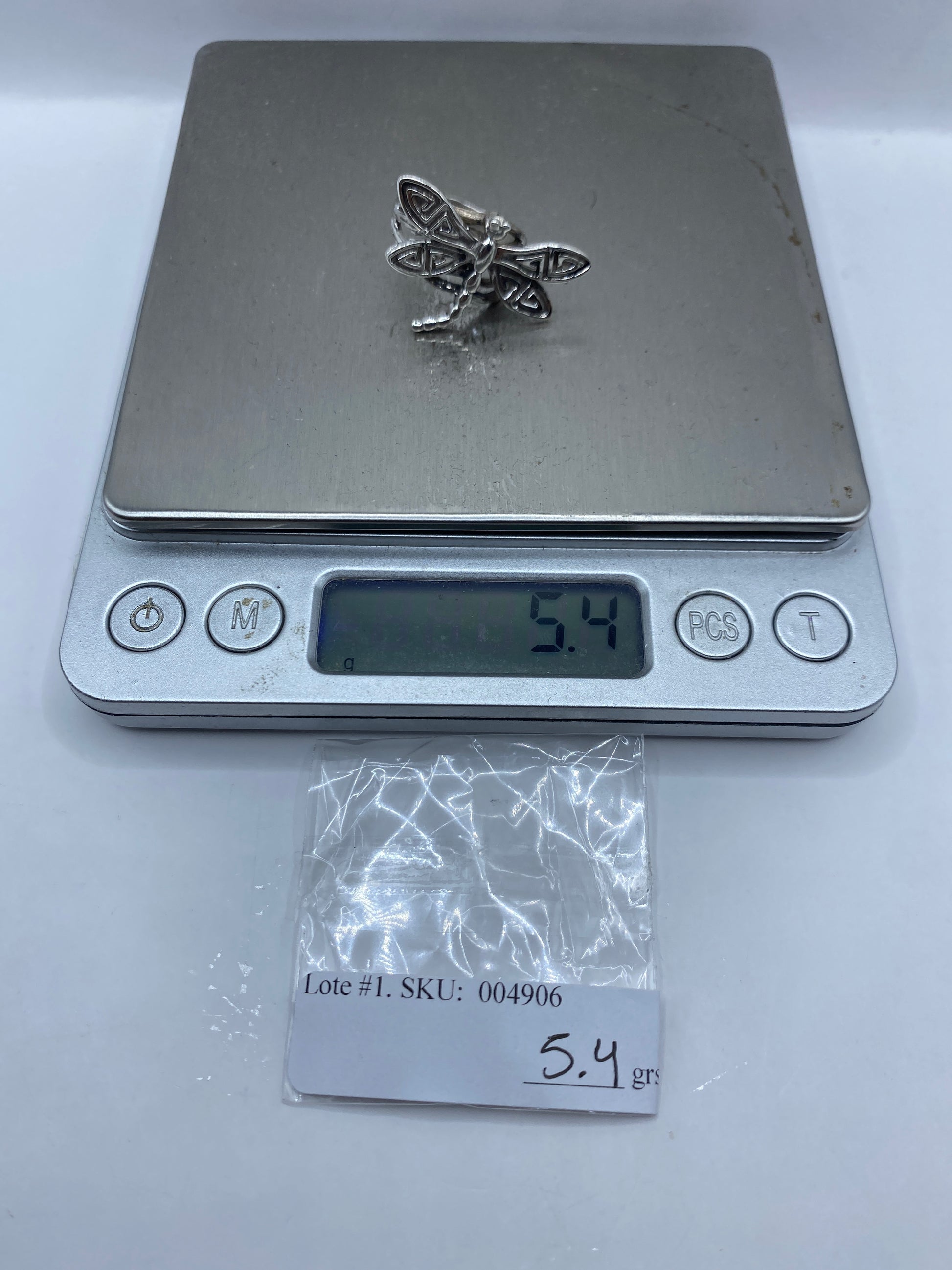 Anillo Libélula Prehispánico Plata .950 — Taxco — foto 6