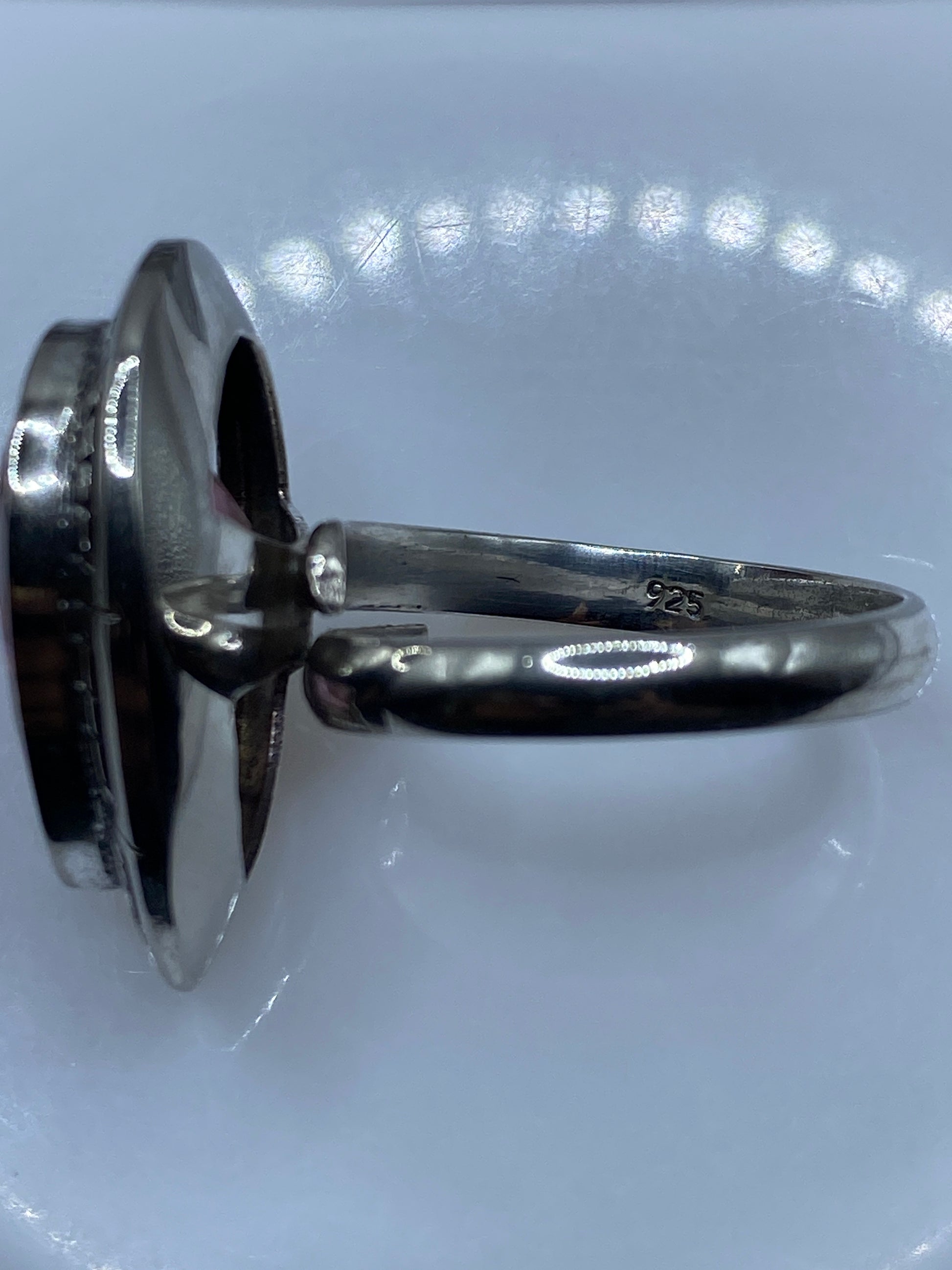 Anillo Ajustable Plata Circonia Rosa — Taxco .925 — foto 5