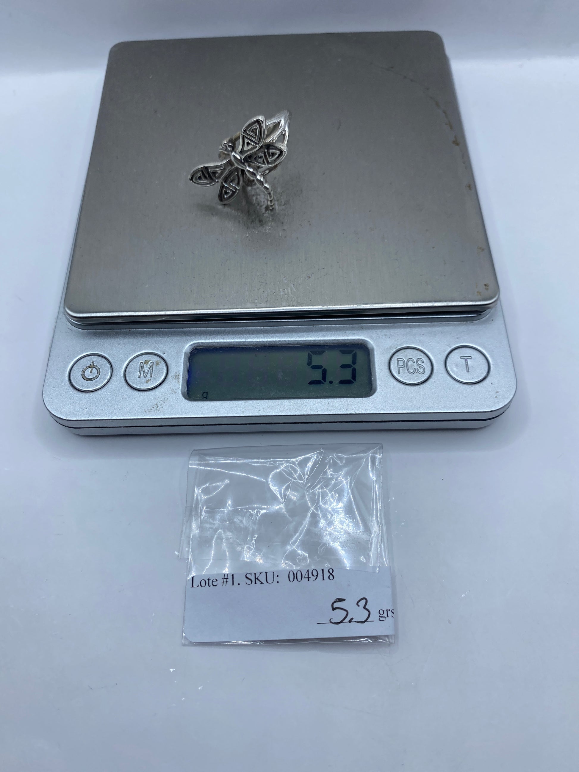 Anillo Libélula Prehispánico Plata .950 — Taxco — foto 6