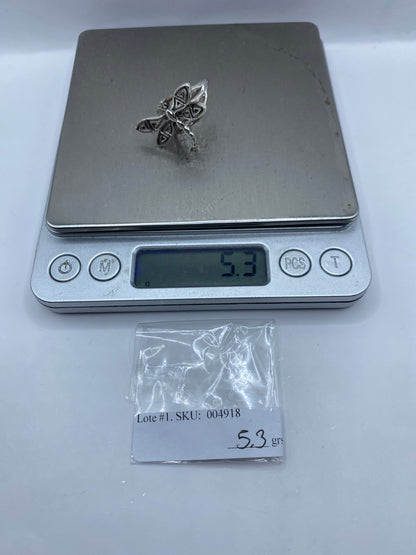 Anillo Libélula Prehispánico Plata .950 — Taxco — foto 6