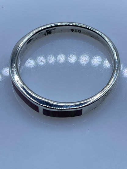 Anillo de Plata .950 con Ópalo de Fuego Rosa — Taxco — foto 5
