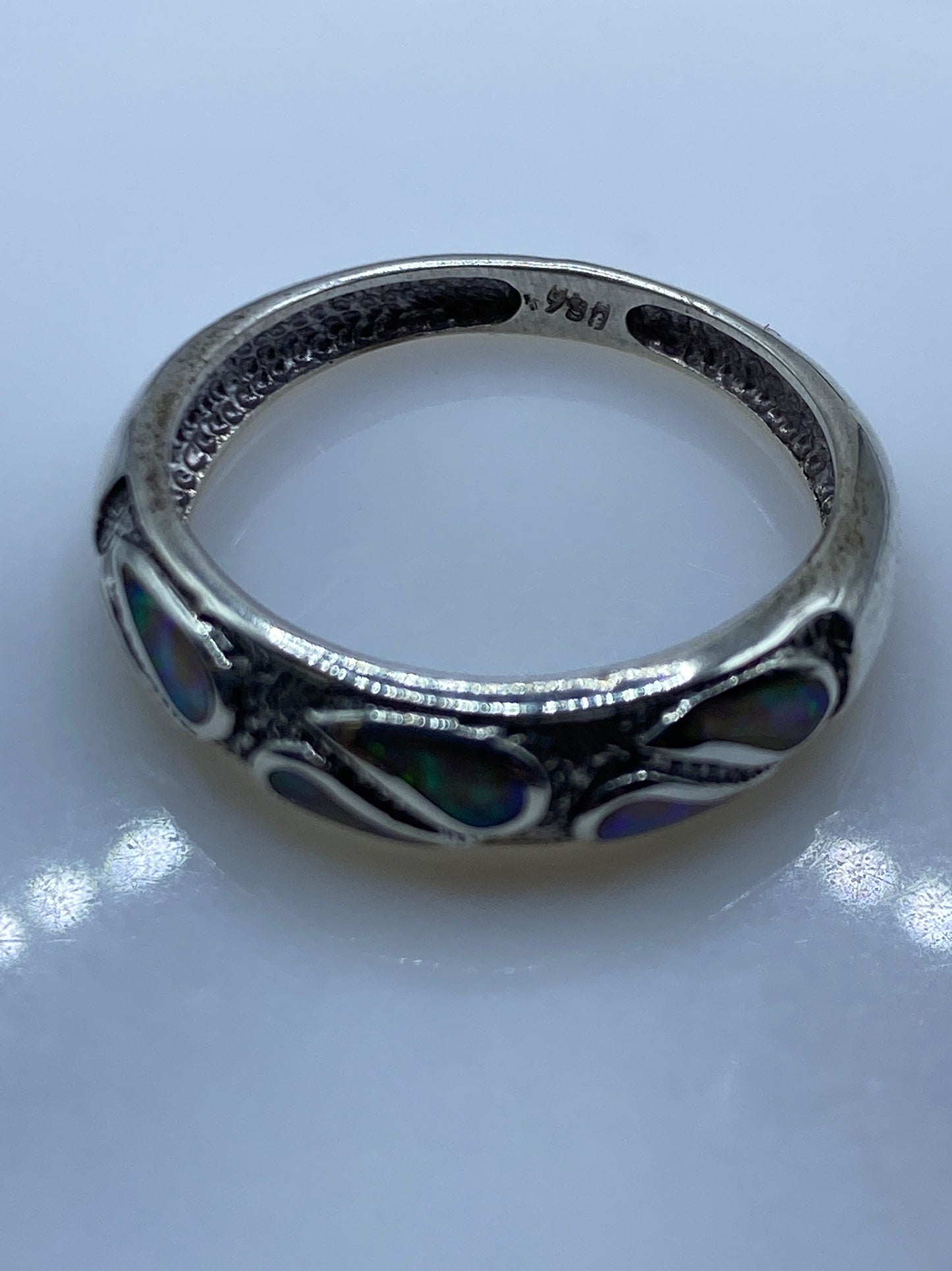 Anillo de Plata .950 con Ópalo de Fuego — Taxco — foto 5