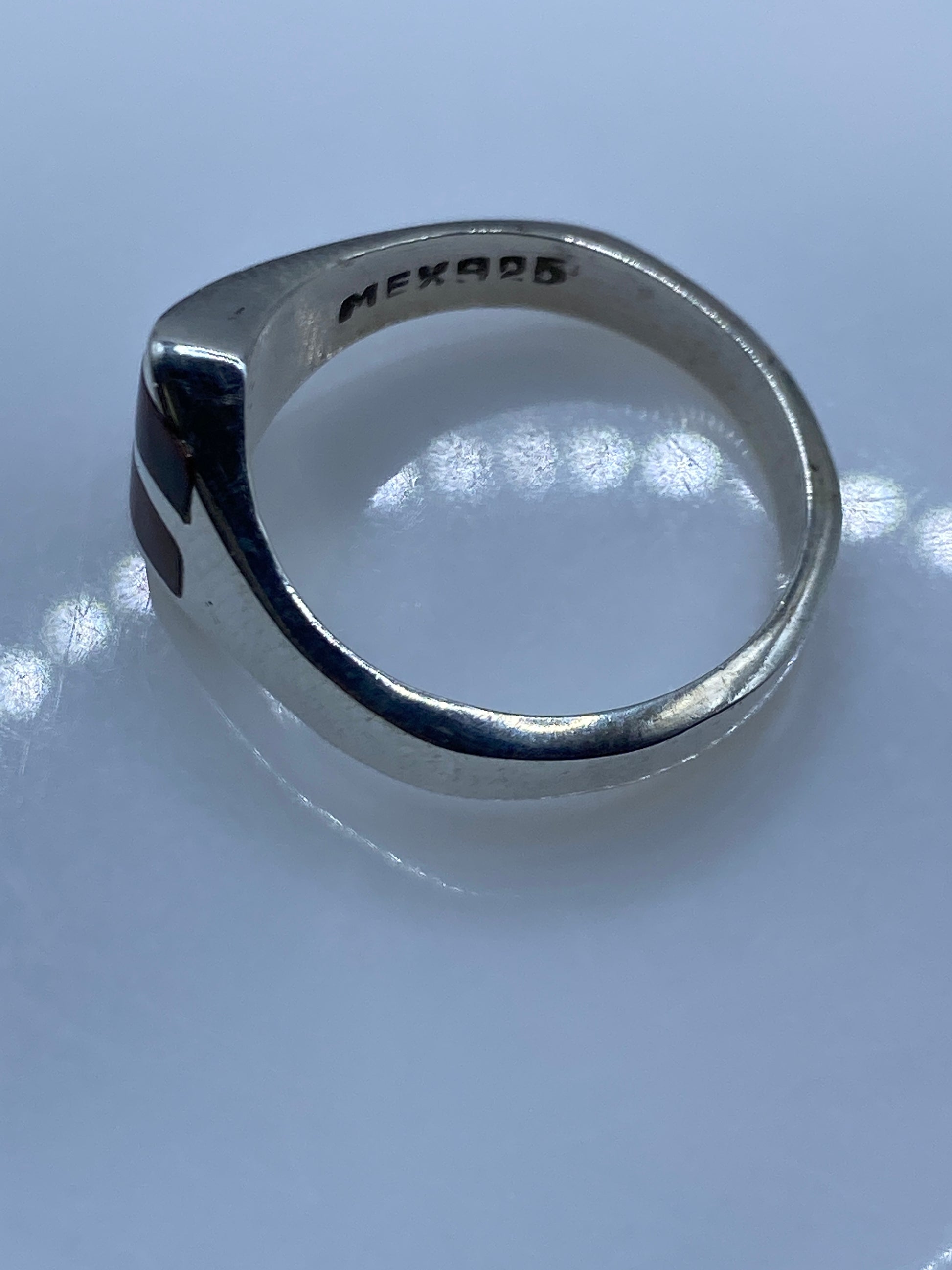 Anillo de Plata con Piedra Cafe — Taxco .925 — foto 5