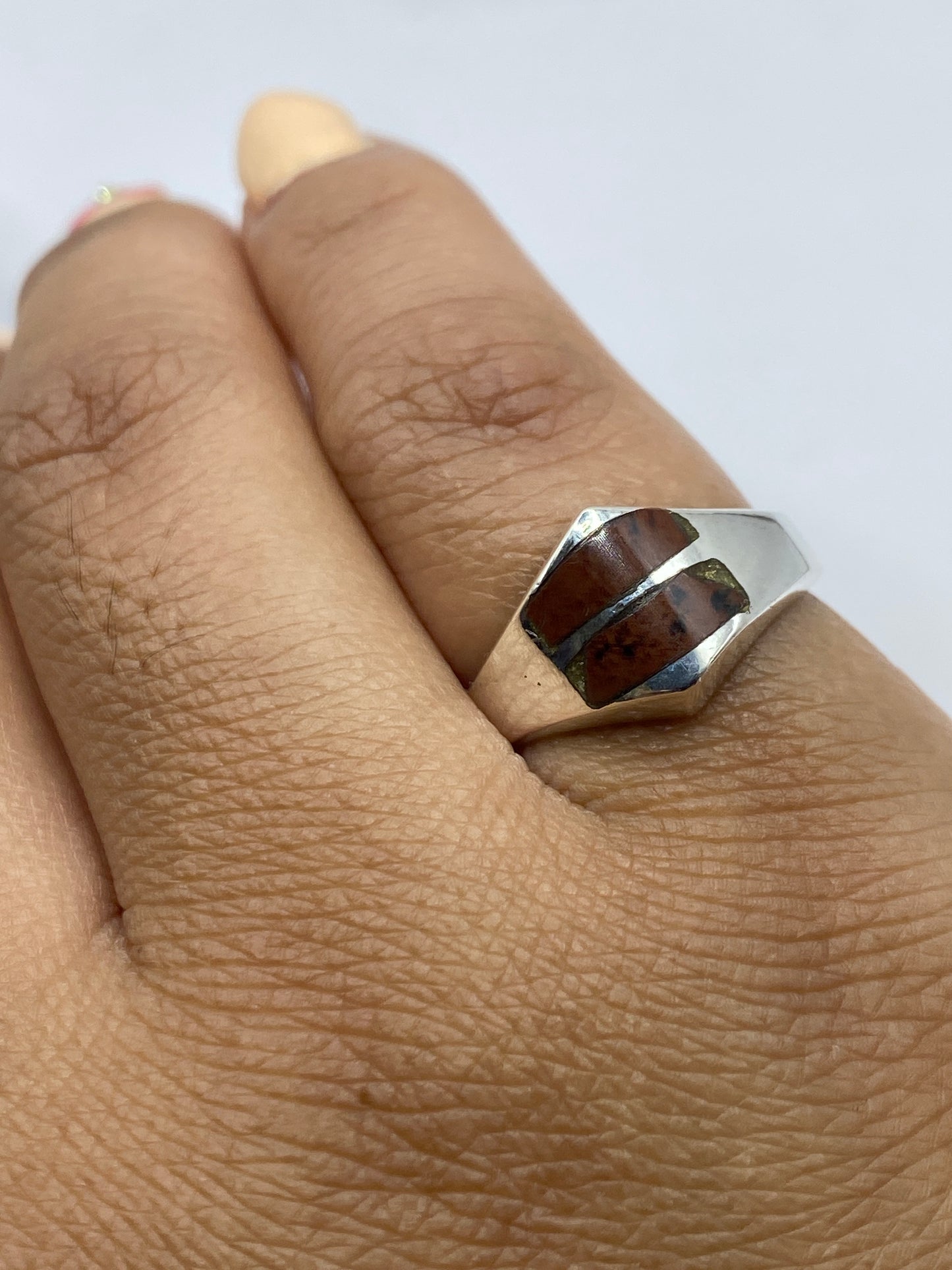 Detalle del reverso del anillo con el Quinto .925 grabado