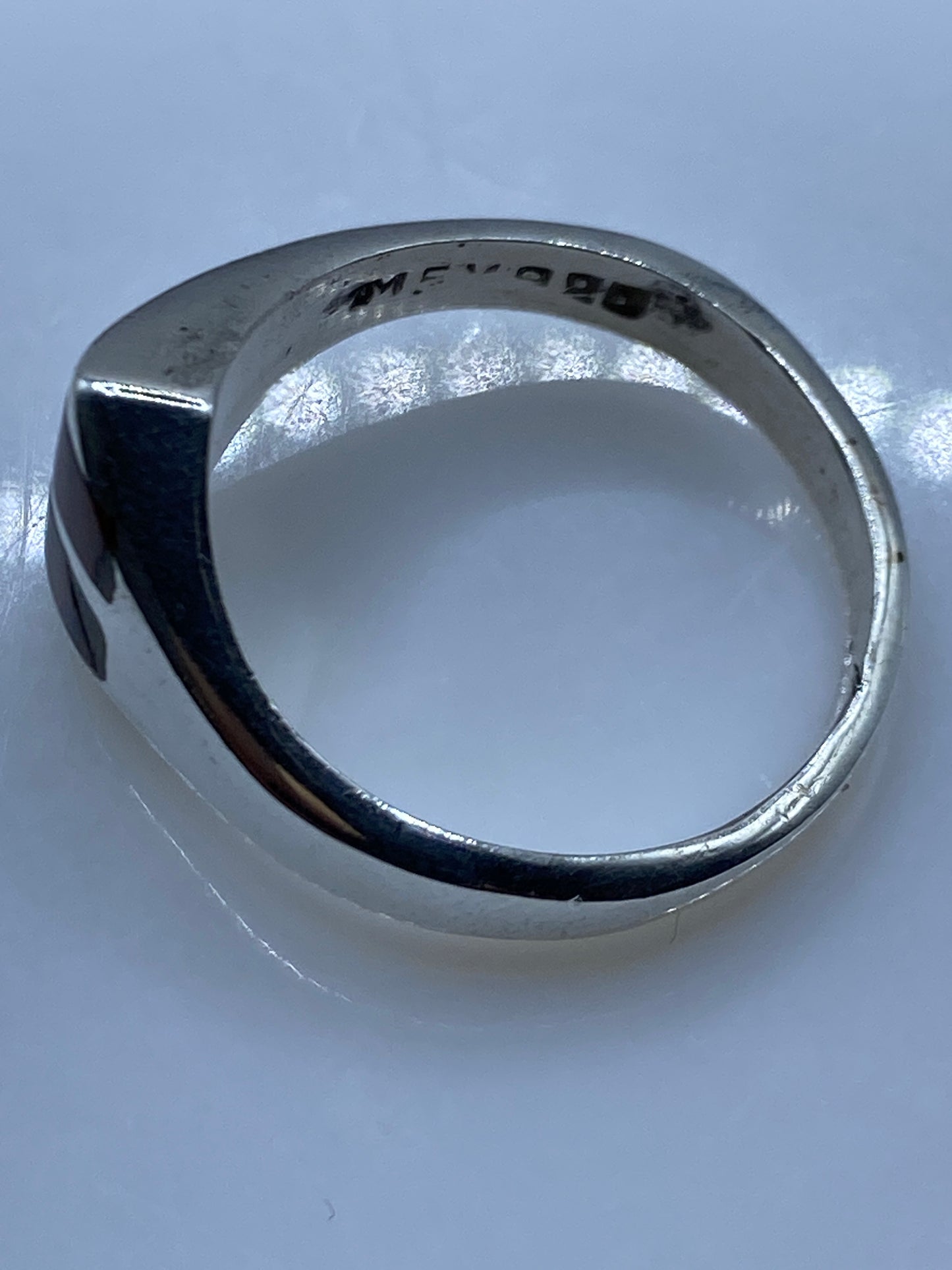 Anillo de Plata con Piedra Incrustada — Taxco .925 — foto 5