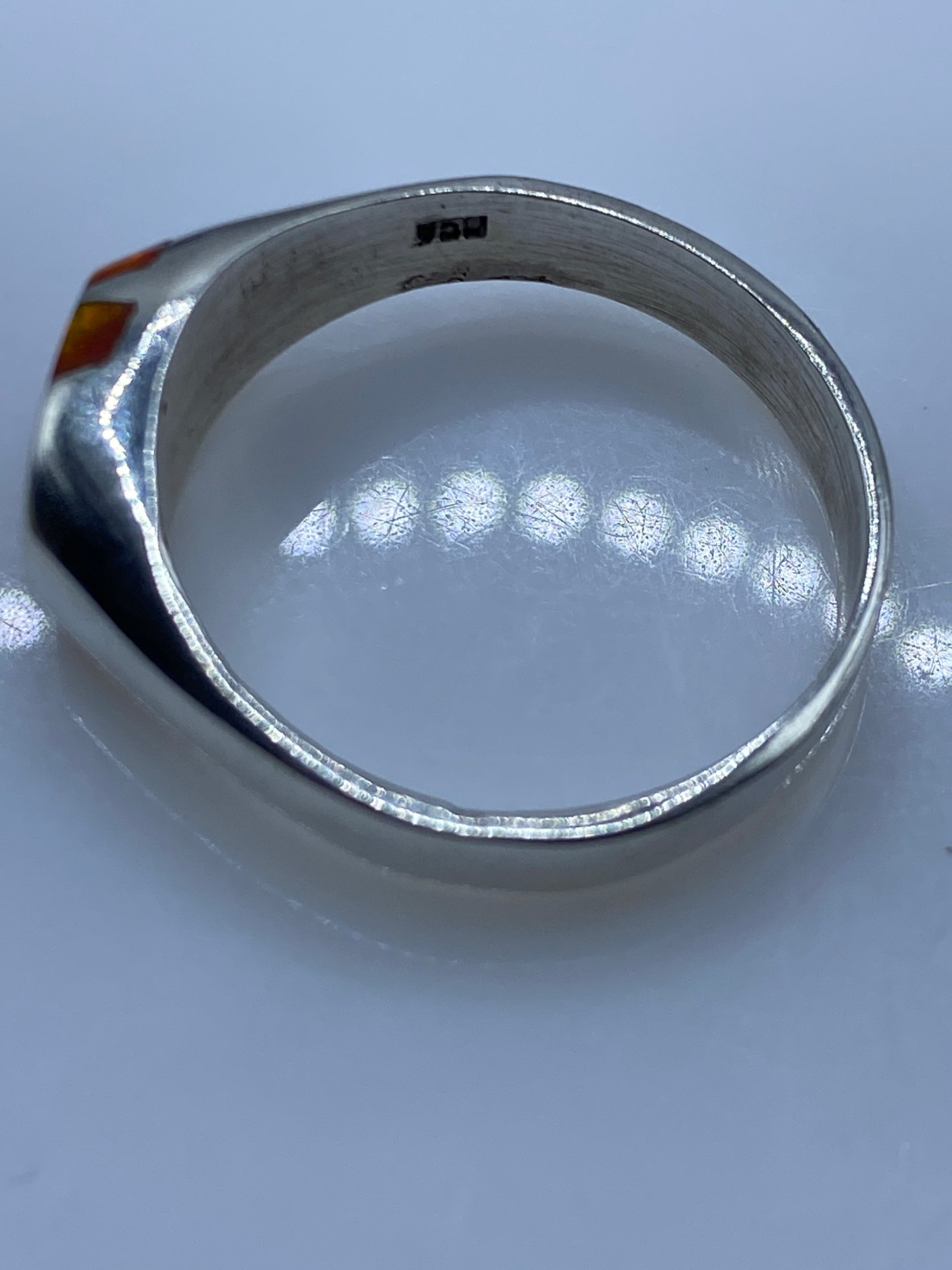 Anillo de Plata con Ópalo de Fuego — Taxco .950 — foto 5