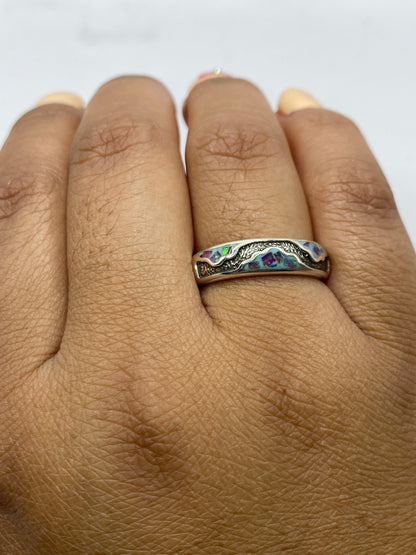 Anillo en la balanza mostrando peso de 3.5 gramos, con etiqueta de autenticidad