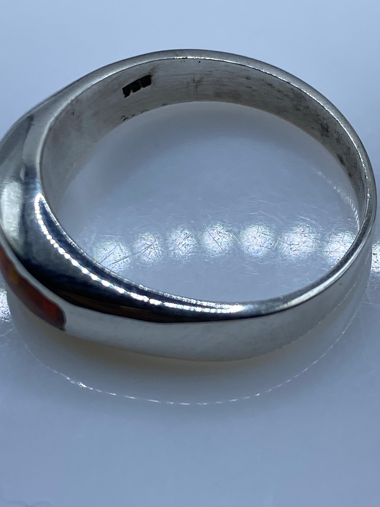 Anillo de Plata .950 con Ópalo de Fuego Naranja — Taxco — foto 5