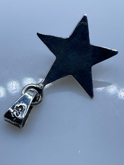 Dije Estrella de Plata con Piedra Multicolor — Taxco .925 — foto 5